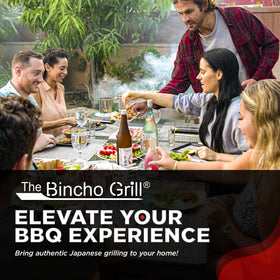 Restaurant-trusted Bincho Grill charcoal signals chef-approved quality
