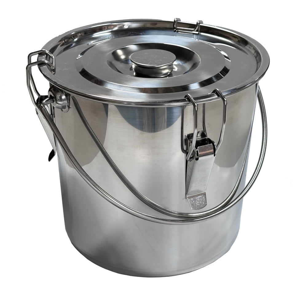 The Bincho Grill Charcoal Saver extinguishing bucket with heat-safe interior for ash collection after grilling.