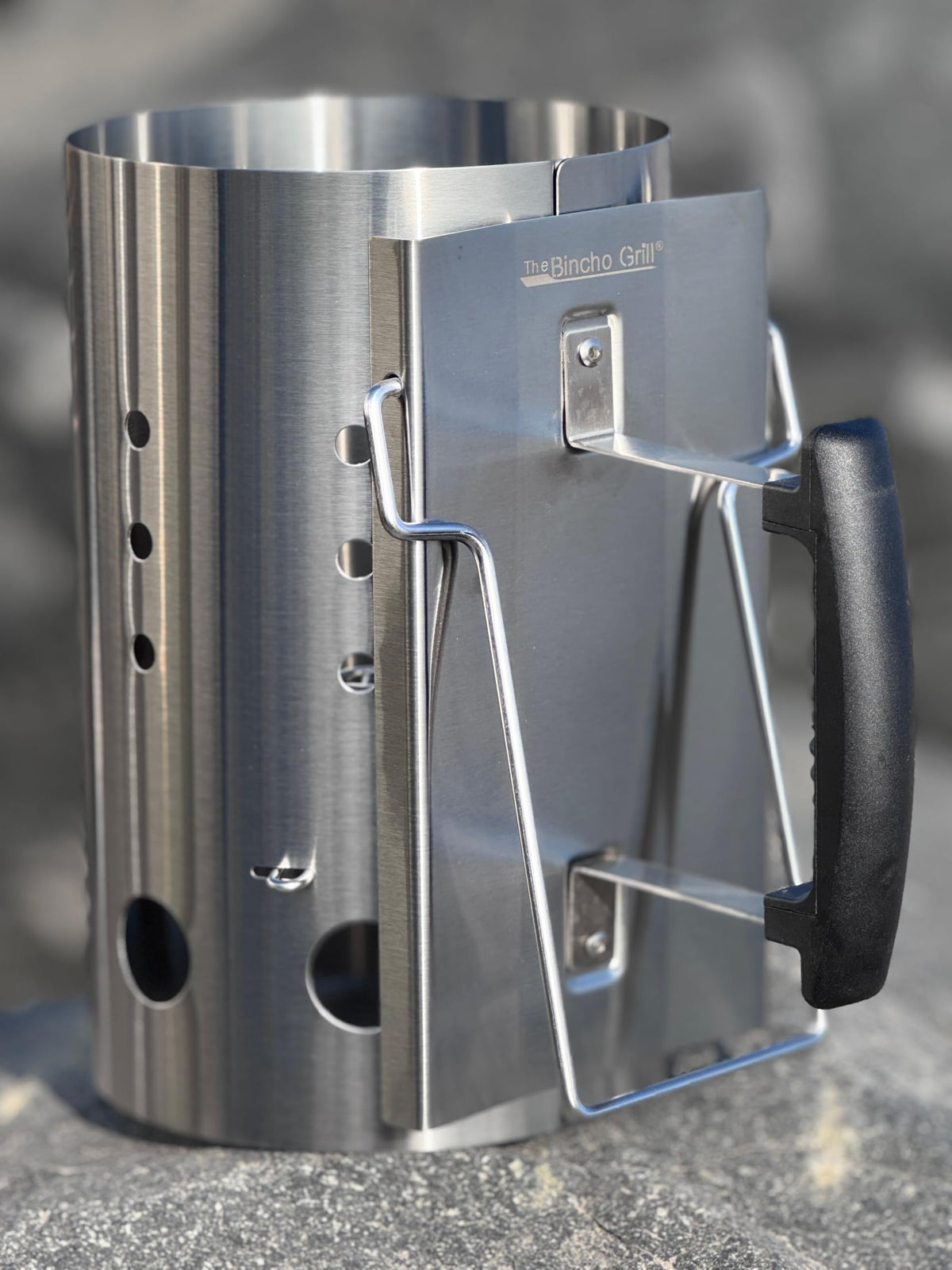 Stainless steel chimney starter dimensions for stable ignition