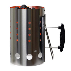 The Bincho Grill chimney starter front view for fast, clean ignition