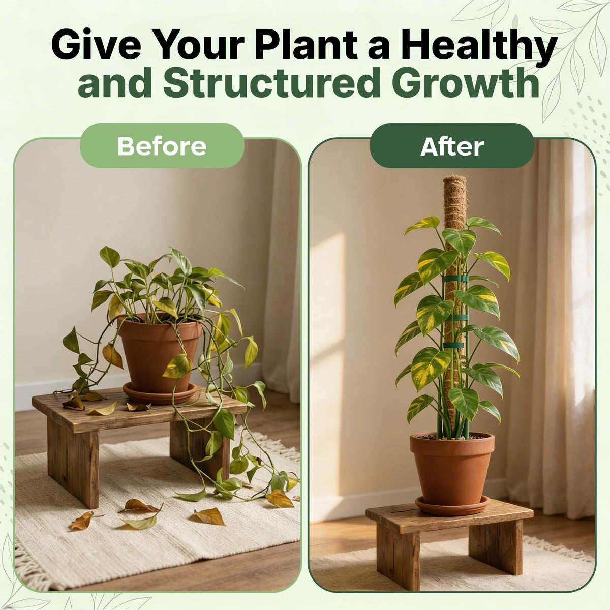 The Blooming Jungle twist ties support precise attachment for plant stems.