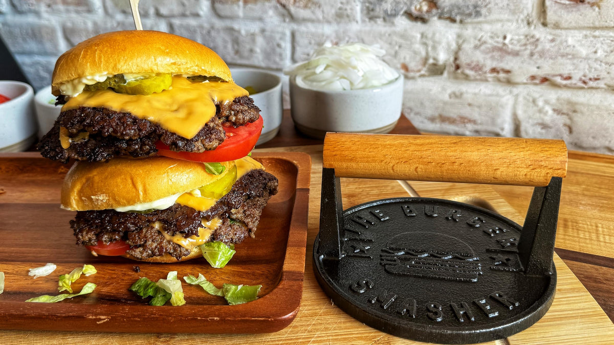 The Burger Smasher gift-ready pack for burger lovers.