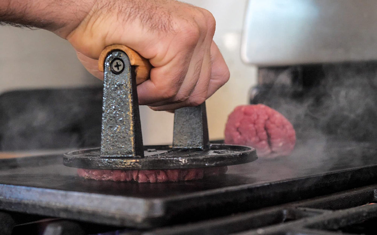 The Burger Smasher ideal for both home kitchens and professional setups.
