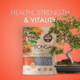 Indoor and outdoor bonsai thrive with The Grow Co Bonsai Fertilizer pellets