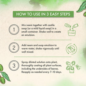 The Grow Co Neem Oil spray bottle illustrates indoor and outdoor applications