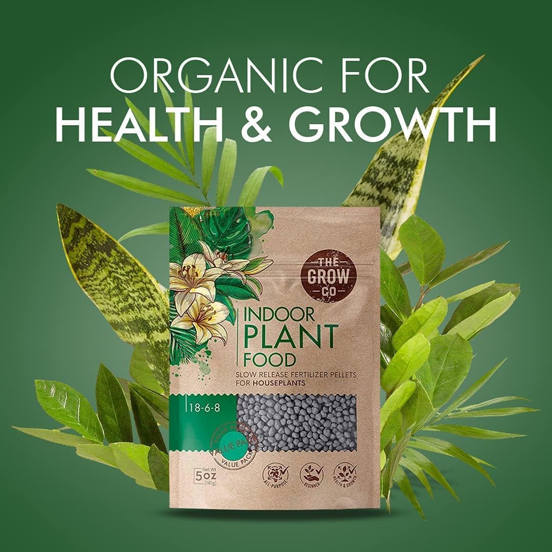 The Grow Co all-purpose fertilizer used for office plants