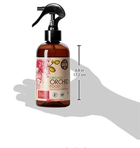 The Grow Co organic orchid mist spray delivering balanced nutrients to potted orchids