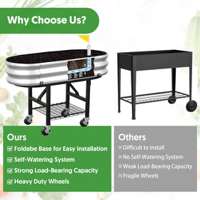 The Home Cult foldable stand enables quick setup and portable gardening.