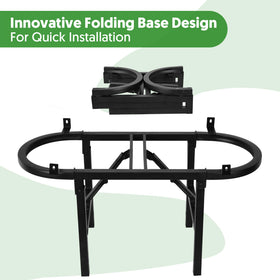 The Home Cult heavy-duty metal frame provides stable support for soil and plants.