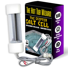 The Hot Tub Wizard scepter salt cell assembly for ACE systems offers a durable replacement.
