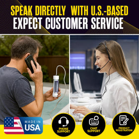 US made support reflects premium quality and responsive customer help.