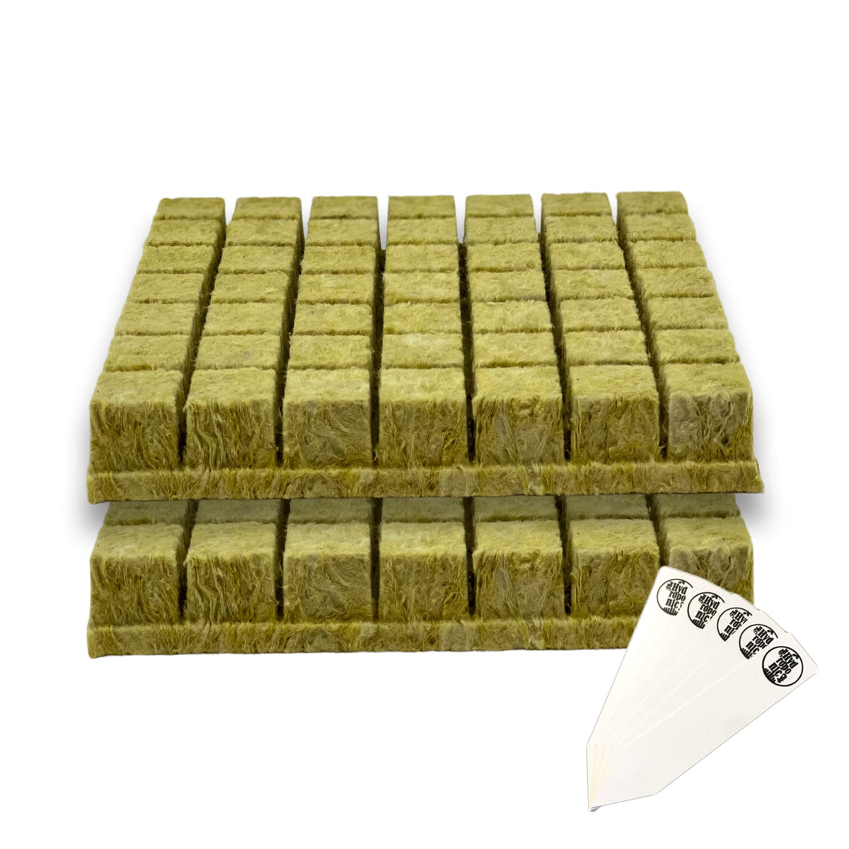 The Hydroponic City rockwool cubes for seed starting promote healthy root growth.