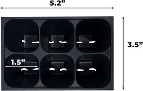 The Hydroponic City 36-tray kit with 6-cell sections for scalable germination