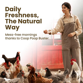 Coop Poop Buster 16oz concentrate image conveys cost effective cleaning power