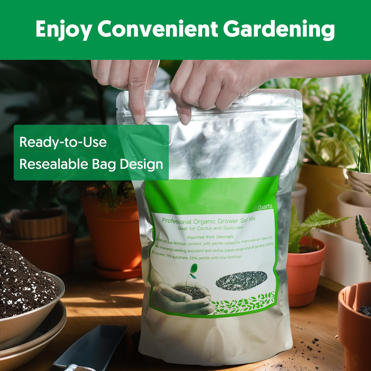 THE NEXT GARDENER root-growth boost supports vigorous roots and quicker establishment