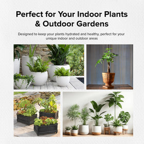 The Olla Company terracotta self-watering pot for gardens and raised beds.