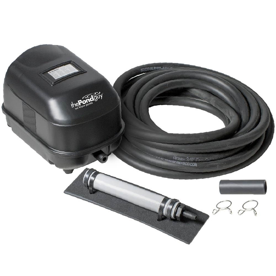 The Pond Guy Pond Aerator 1 complete kit for ponds up to 3,000 gallons improves circulation
