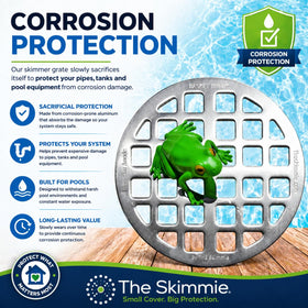 Universal fit works with most skimmer baskets for rapid setup.