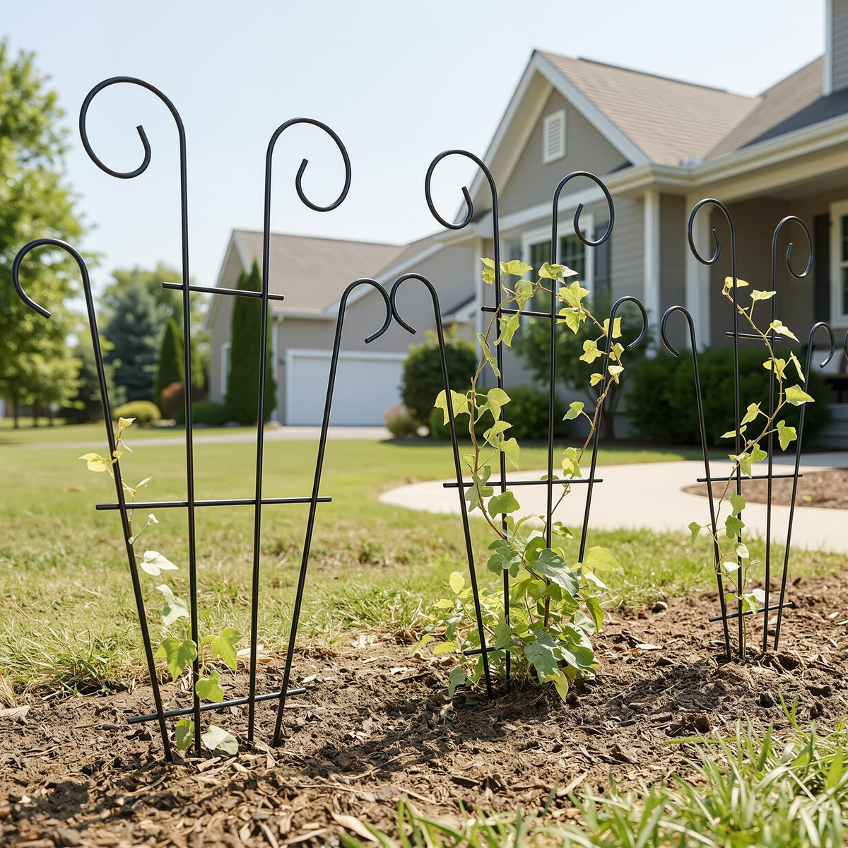 Thealyn decorative garden accent enhances planter displays