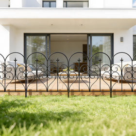 Thealyn garden border fence adds modern charm to pathways and beds