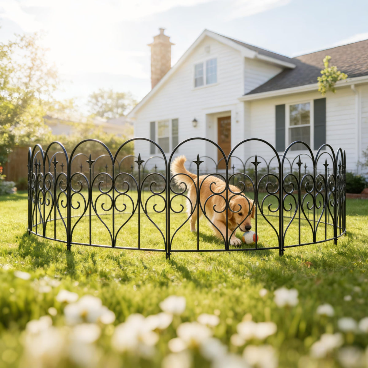 Thealyn interlocking system ensures sturdy connections for reliable yard edging