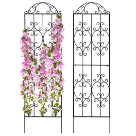 Thealyn Garden Trellis 2-Pack tall, flexible setup for garden layouts.
