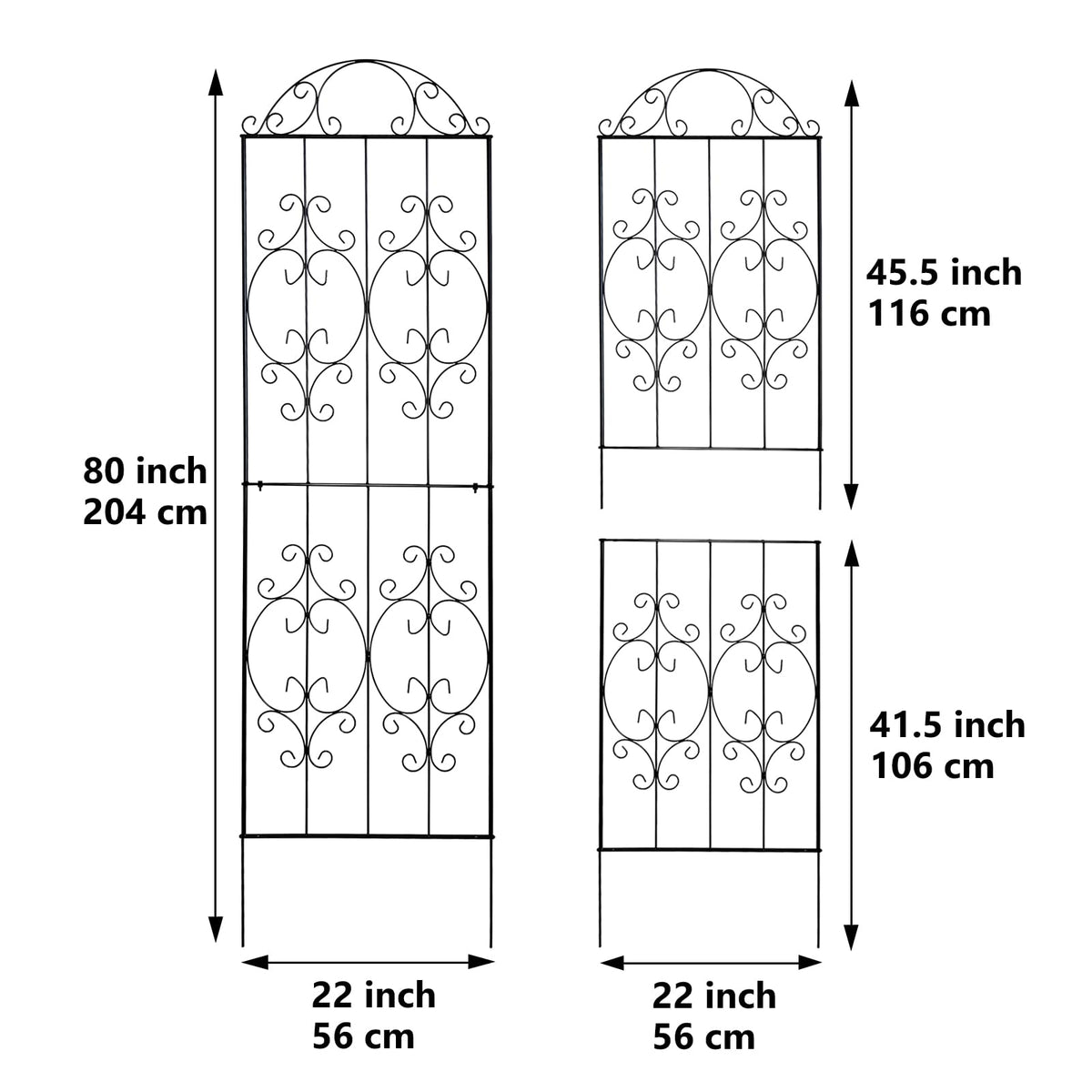 Thealyn Garden Trellis adjustable kit with easy screws for quick setup.