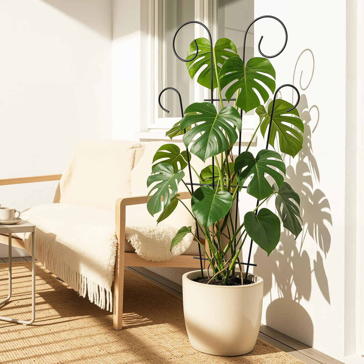 Thealyn indoor-outdoor use supports large containers and verandas