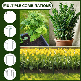 Thealyn rustproof green-coated stakes resist weather, keeping your garden tidy season after season.