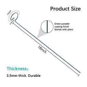 Thealyn single-stem hoop around stems provides focused support.