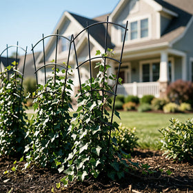 Thealyn black powder-coated finish resists rust for long-term use