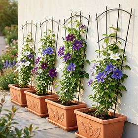 Thealyn freestanding installation; quick setup for planters and beds