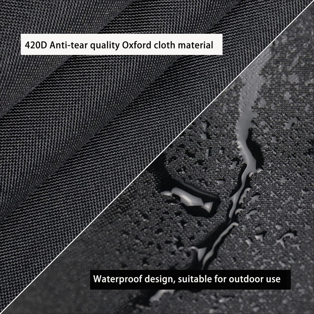 TheElves Crawfish Boiler Cover waterproof fabric guards against moisture.