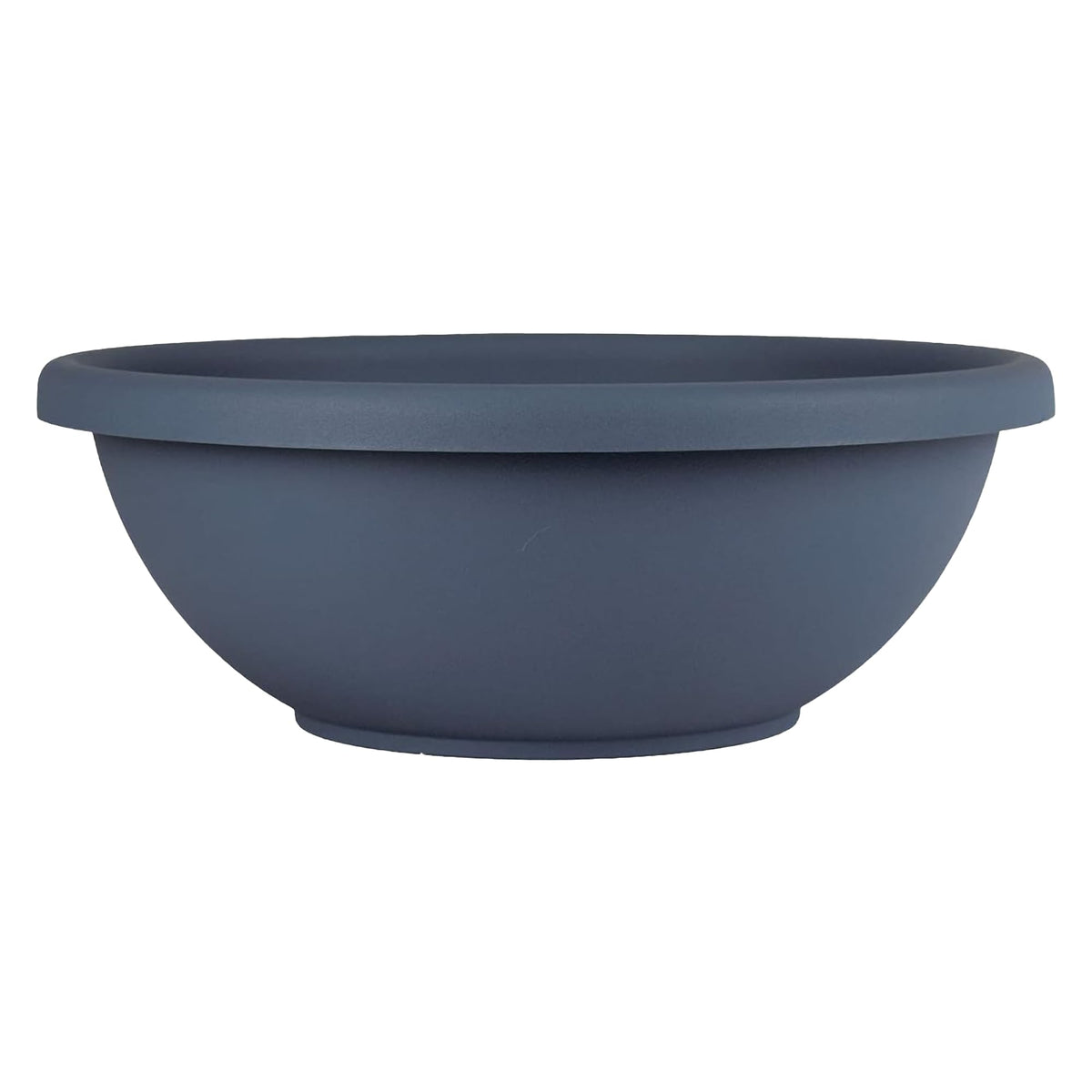 The HC Companies shallow planter with drainage body for versatile indoor-outdoor use.