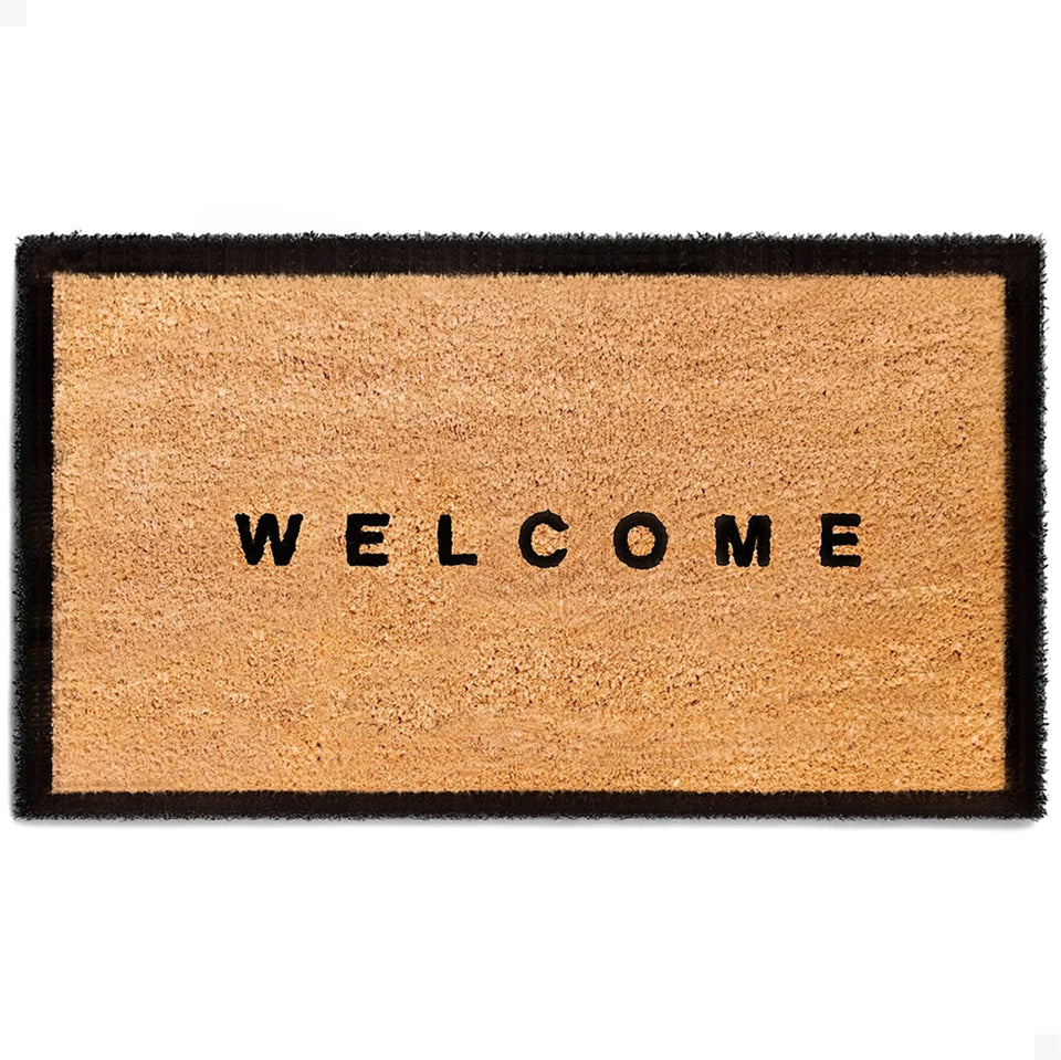 Theodore Magnus door mat coir entrance 17x30 traps dirt naturally for cleaner footwear