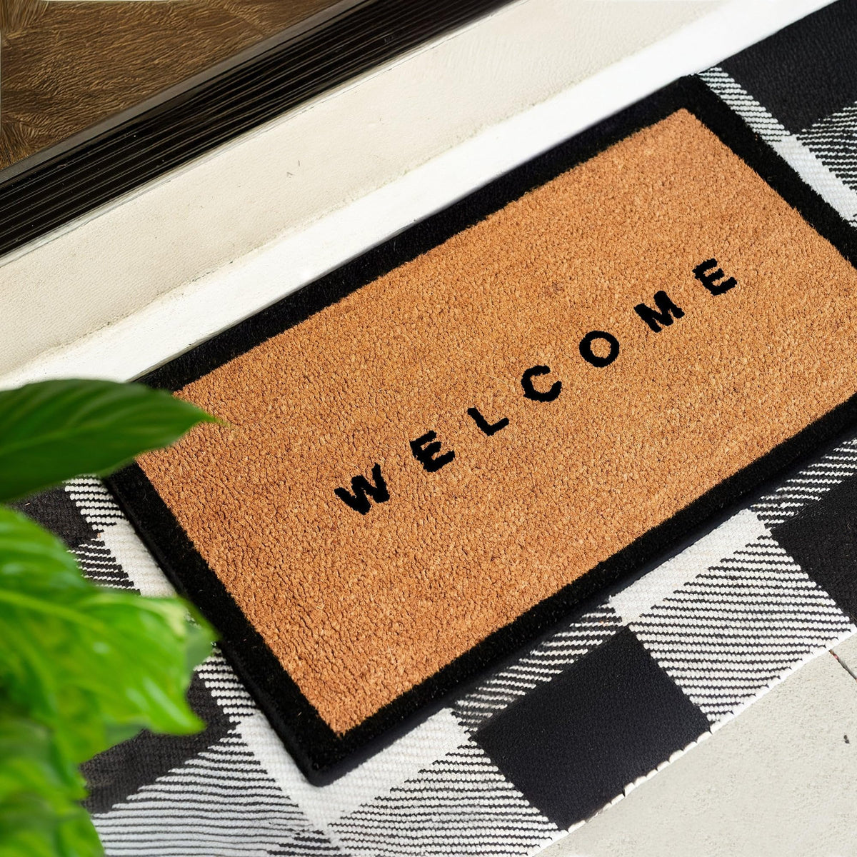 Theodore Magnus door mat coir entrance 24x48 suitable for larger entryways