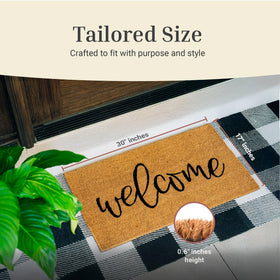 The Theodore Magnus mat features non-slip backing for secure placement.