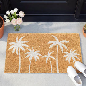 THEODORE MAGNUS mat with anti-slip backing provides safer footing at entryways.