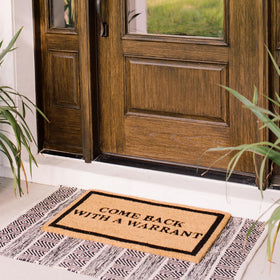 Theodore Magnus Door Mat with Non-Slip Backing keeps entryways stable and safe.