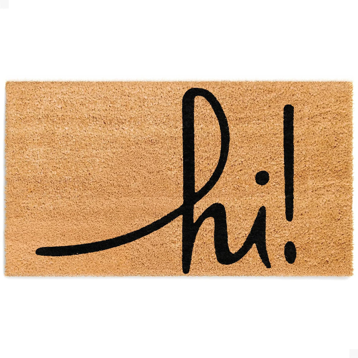 The Theodore Magnus door mat close-up shows natural coir texture for a stylish welcome.