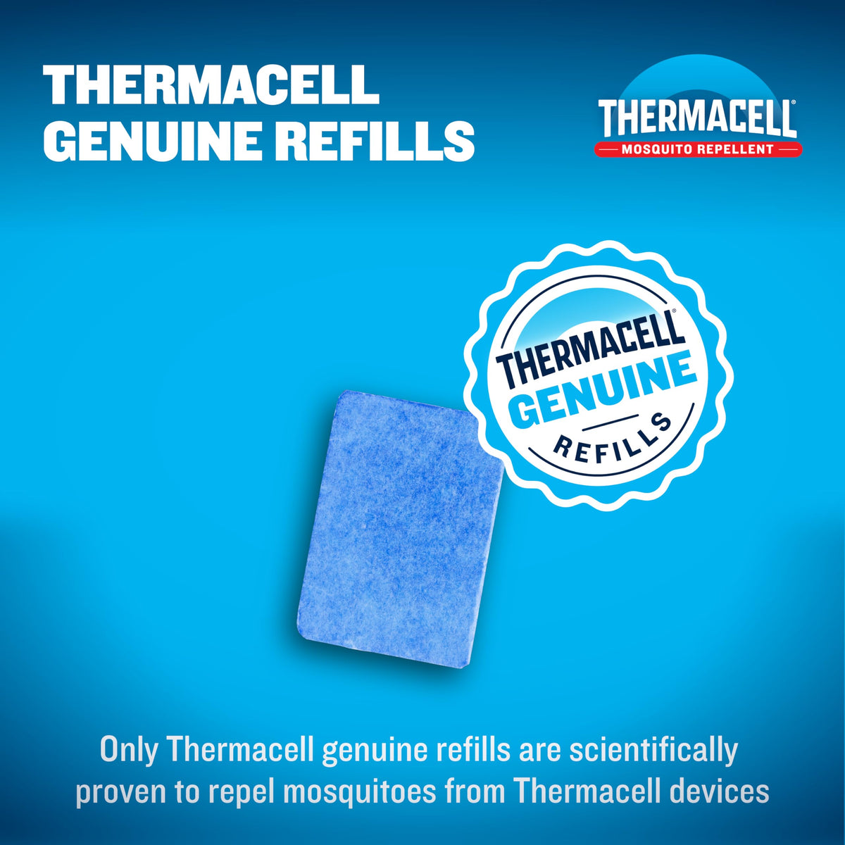 Thermacell heat-activated mats ready for Backpacker device.