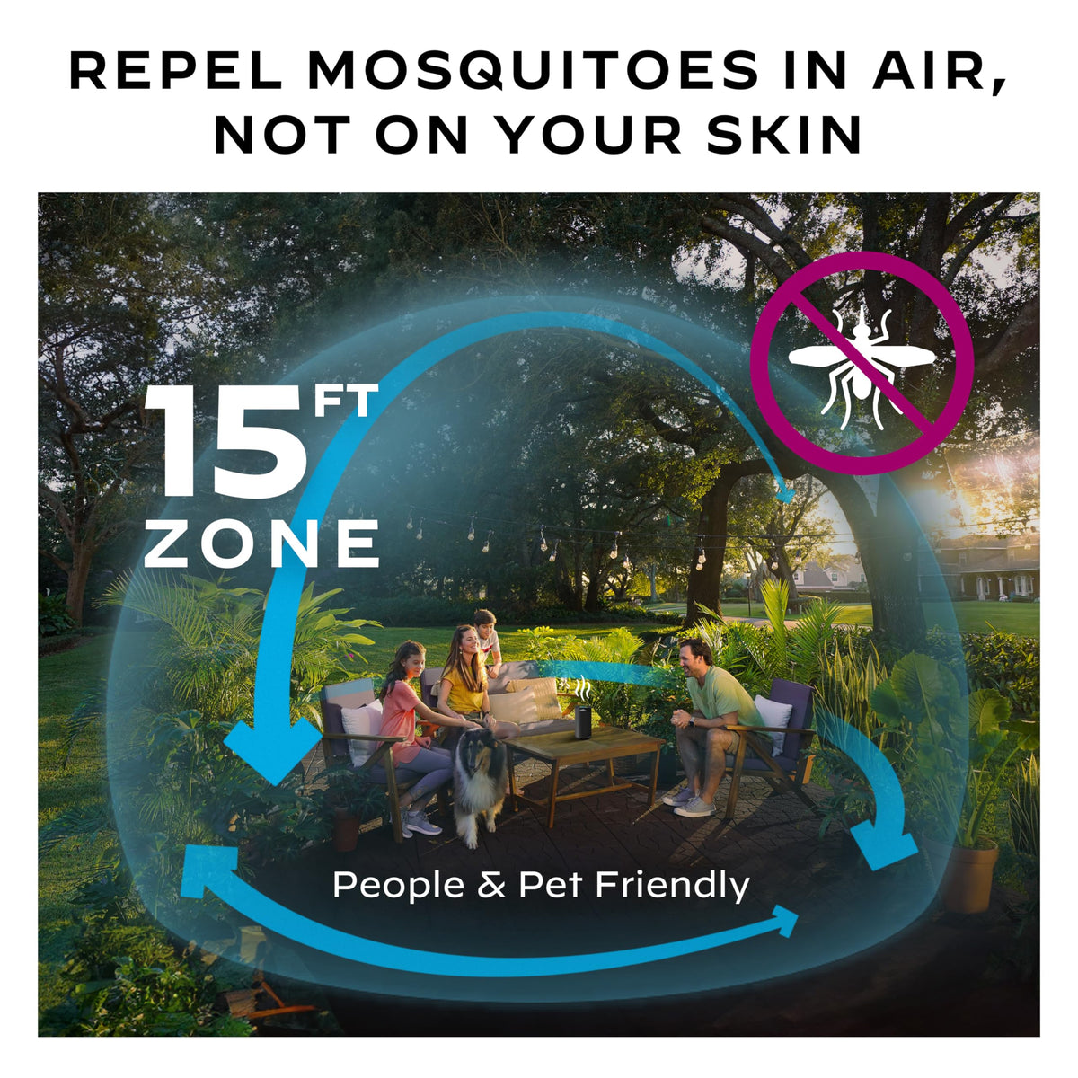 Thermacell DEET-free mats in a 3-pack provide scent-free mosquito relief.