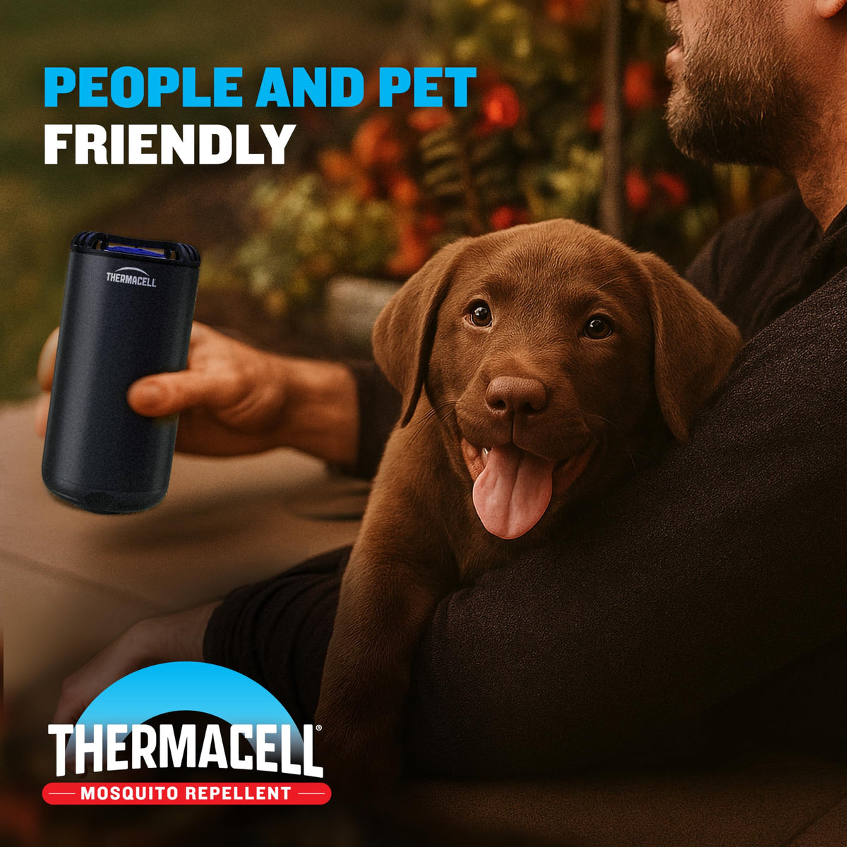 Thermacell Patio Shield backyard setup for social outdoor gatherings