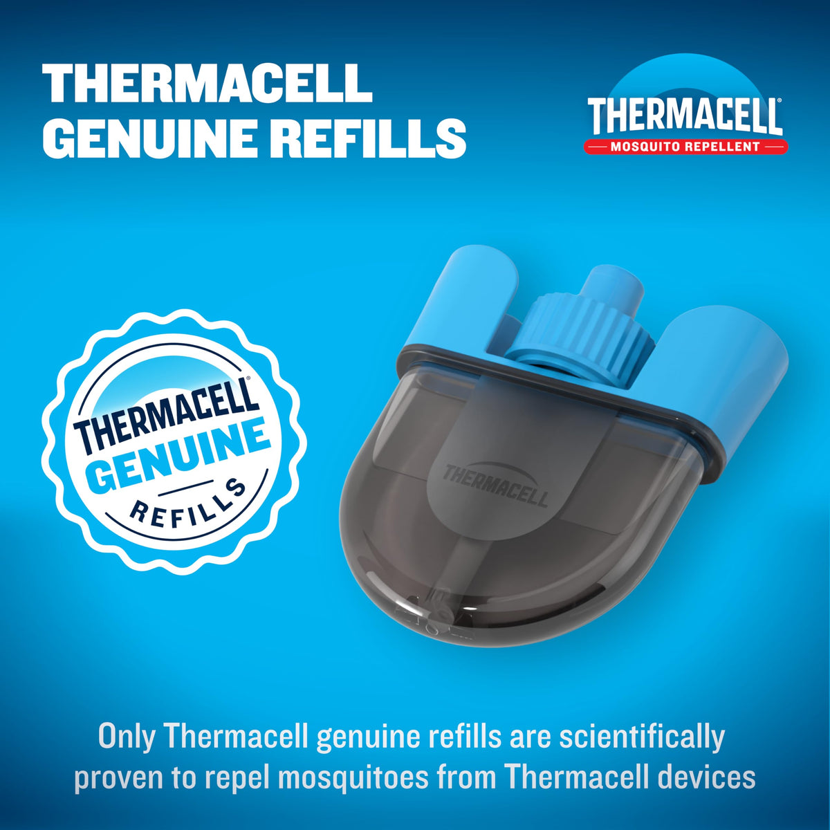 Thermacell refill cartridge in an E-Series device ready for use.