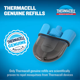 Thermacell refill cartridge in an E-Series device ready for use.