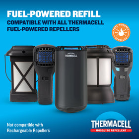 Thermacell refill mats for lasting, unscented mosquito defense.