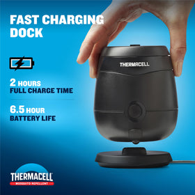 Thermacell scent-free design closeup demonstrating no odor operation