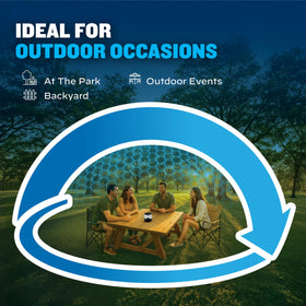 Scent-free, flame-free operation for worry-free outdoor use with Thermacell.