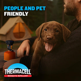 Unscented mats with color-change indicator showing time to replace for Thermacell.