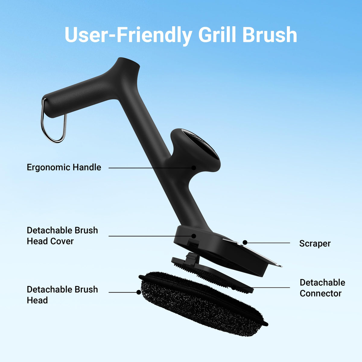 ThermoMaven steam-clean action loosens grease for a deeper clean.